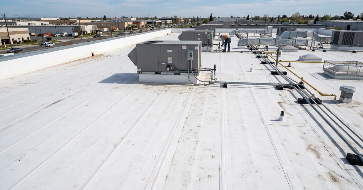 Conklin Roofing vs PVC Roof: 7 Costly Problems to Avoid, commercial roofing guide from White Roofing Systems